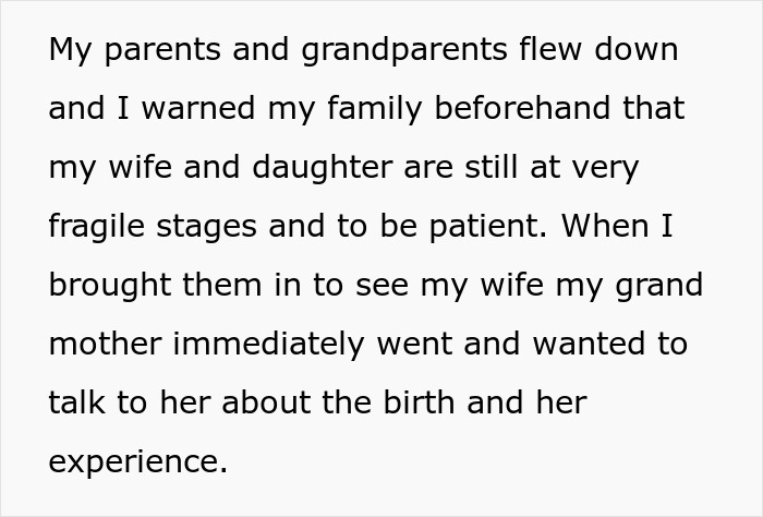 Woman Blows Up At Her Husband's Grandma After Giving A Difficult Birth, Family Is "Appalled" At Her Behavior And The Husband Supporting Her Woman Blows Up At Her Husband's Grandma After Giving A Difficult Birth, Family Is "Appalled" At Her Behavior And The Husband Supporting Her