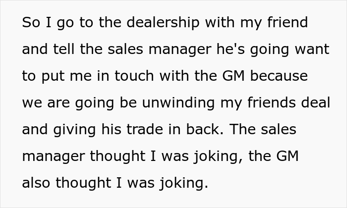 Guy Can&rsquo;t Afford His Car Payments And Wants To Cancel His Contract, His Friend Finds Bank Fraud In His Papers And Blackmails The Car Dealership