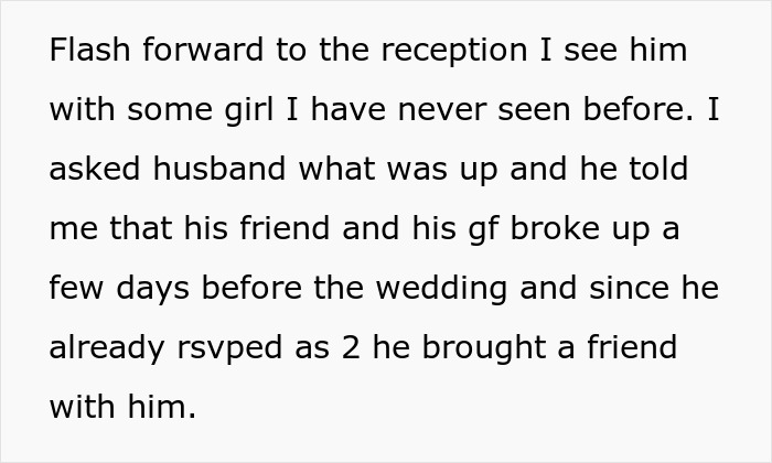 Husband Is Upset That His Friend Left His Wedding Because His Wife Kicked Out His +1