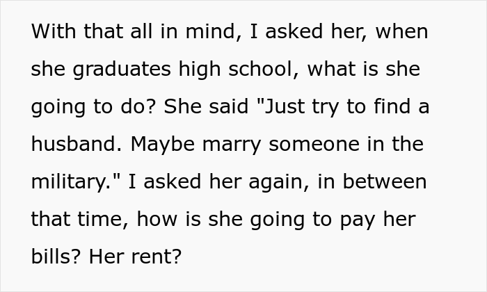 Daughter Reveals That Her Only Plan Is To Become A Stay-At-Home Mom And To Live With Parents Until Then, Her Mom Has None Of It