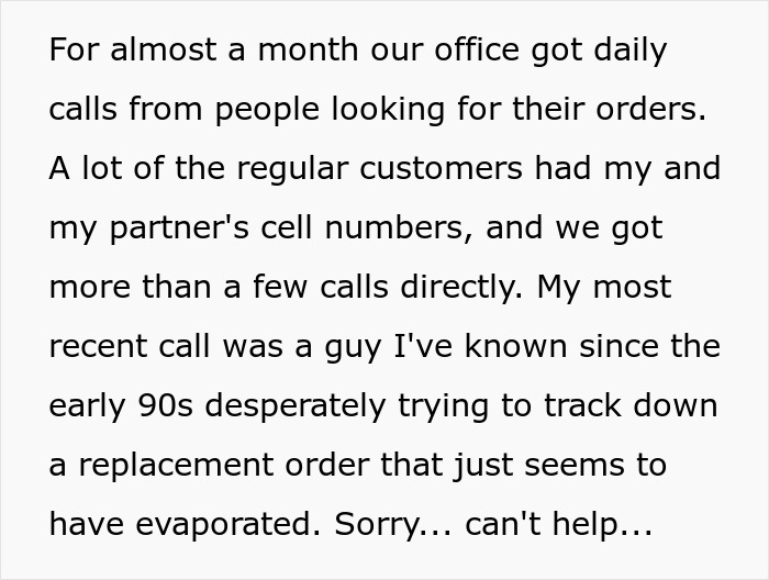 Logistics Partner Maliciously Complies And Quits After They Are Suggested To Do So If They Don't Like The New Rules Logistics Partner Maliciously Complies And Quits After They Are Suggested To Do So If They Don't Like The New Rules