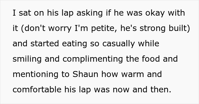 Woman Sits On Husband's Lap During Thanksgiving, Making It Very Awkward For His Mom And His Ex That She Invited To The Dinner