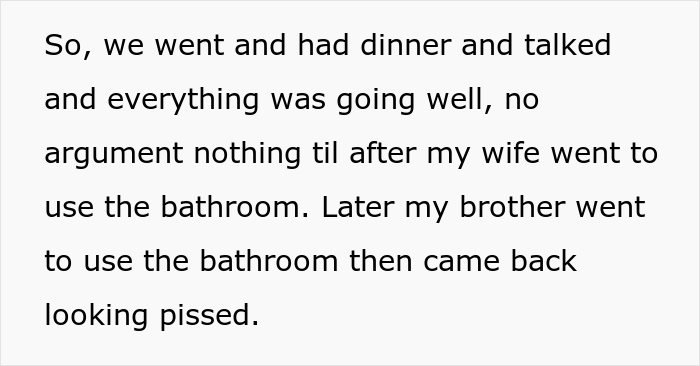 "Am I A Jerk For Telling My Wife That Leaving Her Used Pad In My Brother's Place Was Inappropriate?"