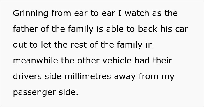 Guy Spots Two Cars Taking Up Multiple Spaces So Nobody Parks Next To Them, Finds A Satisfying Way To Get His Point Across Guy Spots Two Cars Taking Up Multiple Spaces So Nobody Parks Next To Them, Finds A Satisfying Way To Get His Point Across