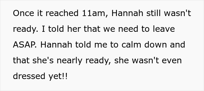 "Am I The Jerk For Leaving My Girlfriend Behind Because She Was Taking Too Long To Get Ready?"