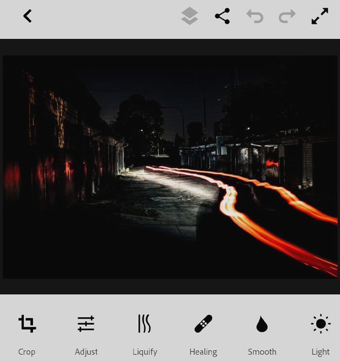 Photoshop Fix program with picture editing