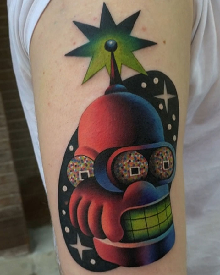 Futurama Crossover By David Peyote ✦ @thedavidcote (Velours - Montreal, Canada)