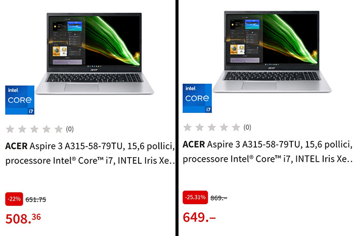 November 11th vs. November 18th. Nice Black Friday