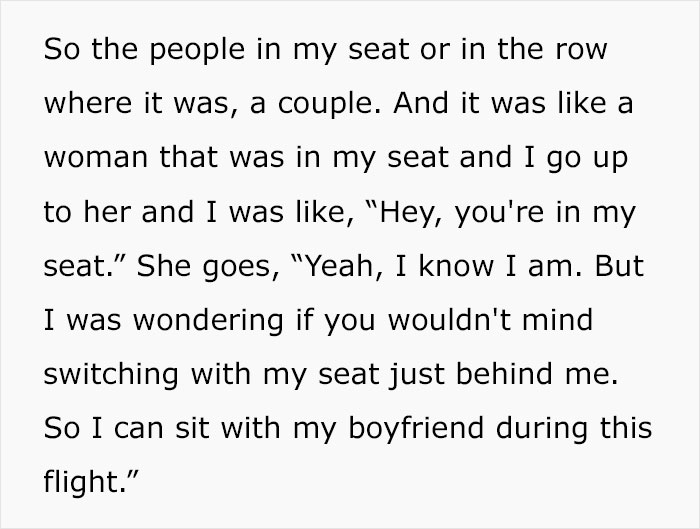 Conversation Online Ensues After This Olympic Athlete Shared How She Refused To Switch Plane Seats With An Entitled Couple