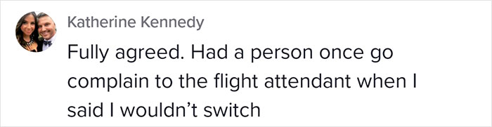 Conversation Online Ensues After This Olympic Athlete Shared How She Refused To Switch Plane Seats With An Entitled Couple