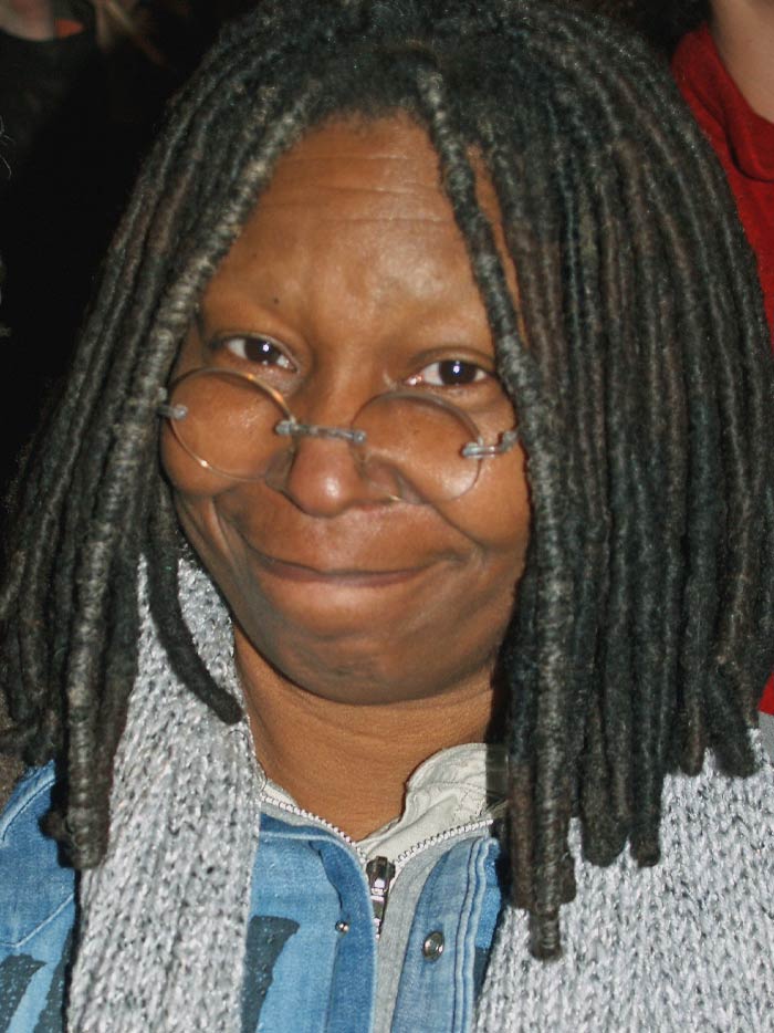 Whoopi Goldberg smiling