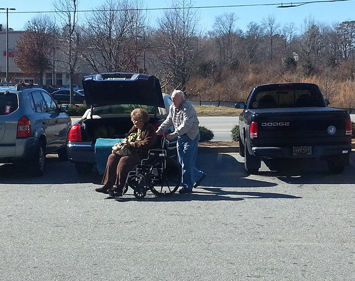 Every Friday, This Man Brings His Disabled Wife To The Nail Salon. He Spends 20 Minutes Helping Her Get In And Out Of The Car And Spends At Least 2 Hours In The Salon