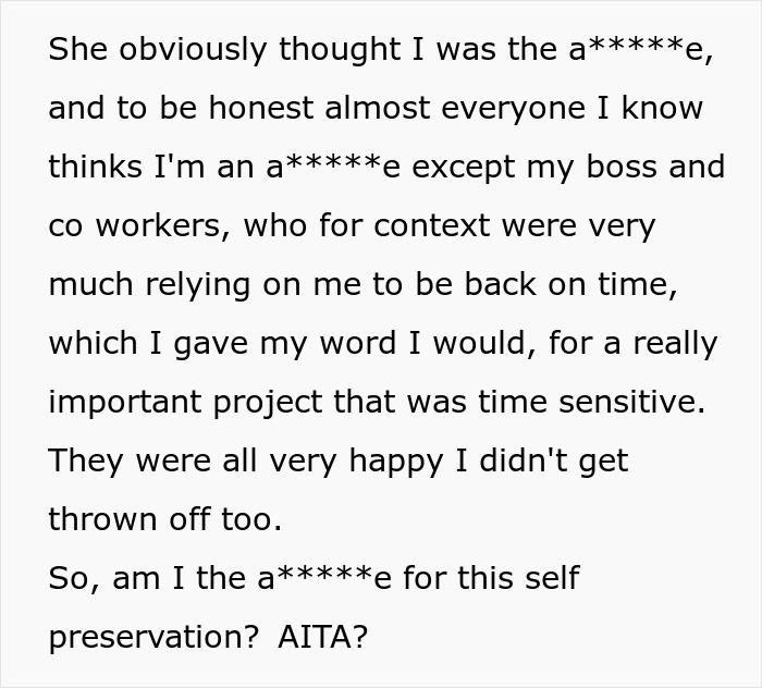 Person Asks If They're A Jerk For Saying "No" When The Police Asked If Woman Was Their Fianc&eacute;e Before Escorting Her Off The Plane