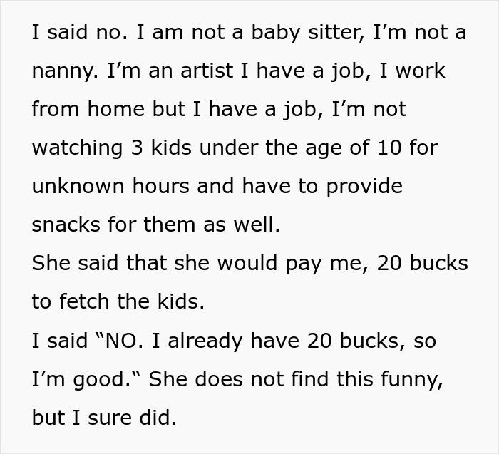 People Are Loving How This Childfree Woman Clapped Back At "Friend" After She Demanded She Pick Up Her Kids From Camp Every Day