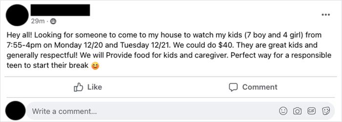 $2.50/Hr To Watch 11 Kids