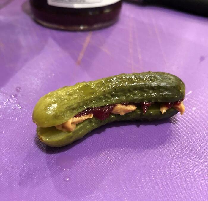 Suffered From An Eating Disorder Last Year And My Sick Brain Loved Pickle Pb&js