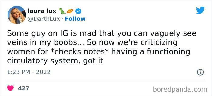 *gasp* Women Have... Veins?! Impossible!!