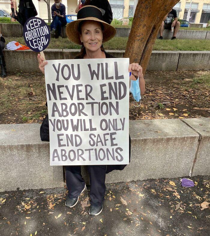 Sign From The Women’s March In Texas