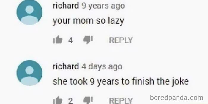 Madlad Waited 9 Years For A Yo Mama Joke