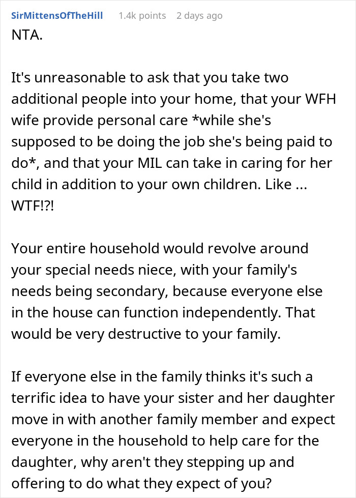 Man Refuses To Take In His Sister And His Special Needs Niece, Gets Backed By Netizens