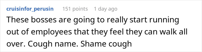 Boss Issues An Ultimatum After Woman Refuses To Work On Her Time Off, She Doesn&rsquo;t Waste A Second And Quits
