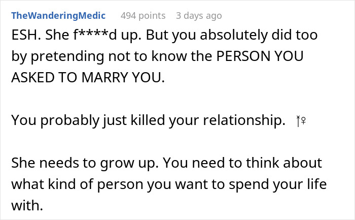 Person Asks If They're A Jerk For Saying "No" When The Police Asked If Woman Was Their Fianc&eacute;e Before Escorting Her Off The Plane