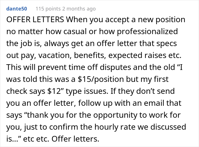 Guy Puts In His "Notice Of Immediate Resignation" After Boss Disregards Their Verbal Agreement, Warns Others To Always Write Things Down