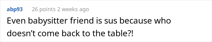 Friends Bail From Restaurant Before Check Arrives And Refuse To Pay This Woman Back For It, She Complains To The Birthday Girl's Mother