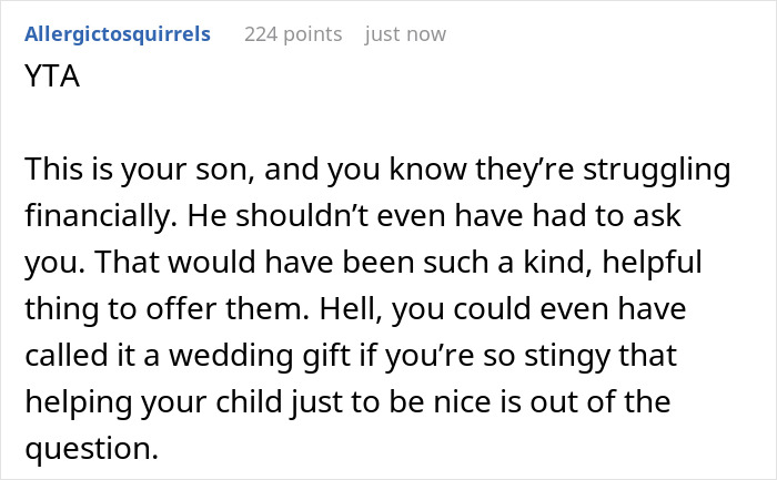 &ldquo;[Am I The Jerk] For Asking My Son And His STBW To Pay To Spend Their Honeymoon In My Winter Cabin?&rdquo;