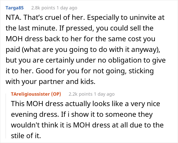 Bride Starts To Disinvite Guests Based On Moral Judgments, Her Maid Of Honor Decides To Drop Out Bride Starts To Disinvite Guests Based On Moral Judgments, Her Maid Of Honor Decides To Drop Out
