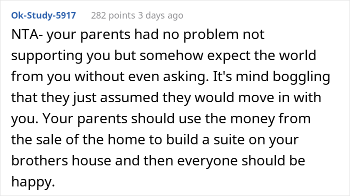 Elderly Parents Expect Their Daughter To Take Them In, Are Furious When She Says The Best She Can Do Is To Put Them In A Senior Home