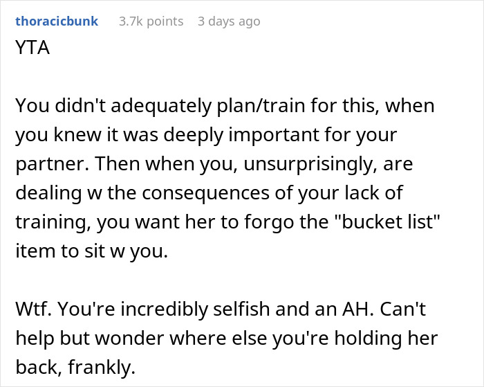 &ldquo;[Am I The Jerk] For Expecting My Girlfriend To Cancel Her Plans For Me?&rdquo;