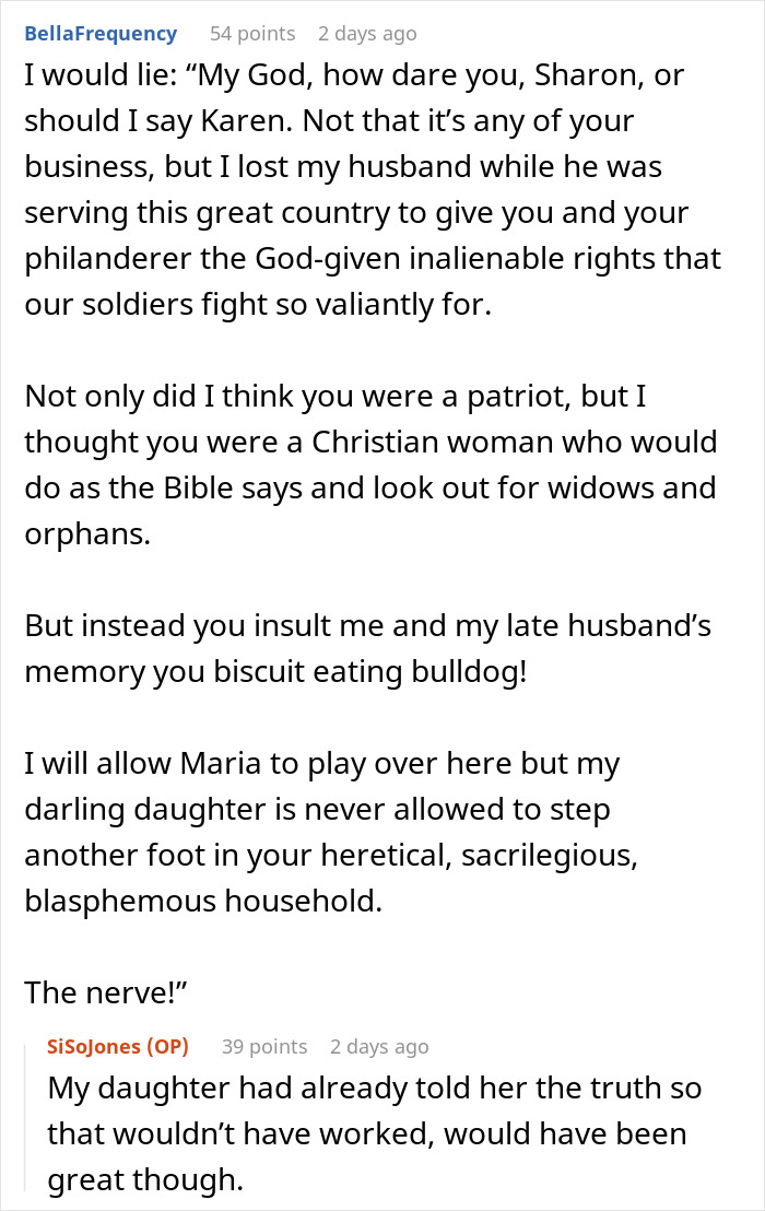 ‘Karen' Neighbor Shames Single Mom For Her "Poor Decisions", The Mom Decides To Take Revenge By 'Testing' Her Husband ‘Karen' Neighbor Shames Single Mom For Her "Poor Decisions", The Mom Decides To Take Revenge By 'Testing' Her Husband