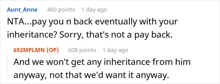 Woman Is Told She Shouldn&rsquo;t Have Brought Up Her Mistreatment In Childhood After Refusing To Give Her Stepfather A Loan