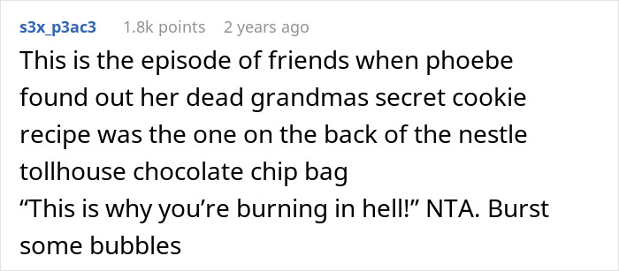 Person Wants To Expose To Mom That Their &lsquo;Secret Family Recipe&rsquo; Actually Came From The Side Of A Can