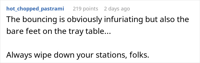 Parents Who Let Their Child Jump All Over Tray Table During An 8-Hour Flight Receive Online Backlash Parents Who Let Their Child Jump All Over Tray Table During An 8-Hour Flight Receive Online Backlash