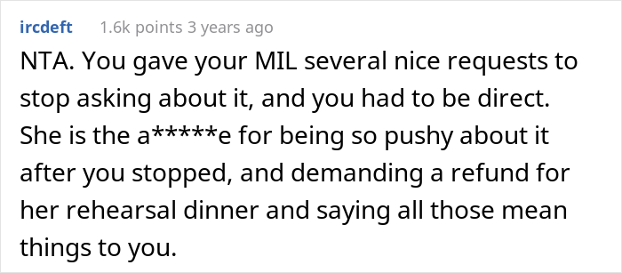 Childfree Woman Has Had Enough Of MIL Pushing For Kids, Finally Snaps And MIL Storms Off Crying, She Asks If She Went Too Far