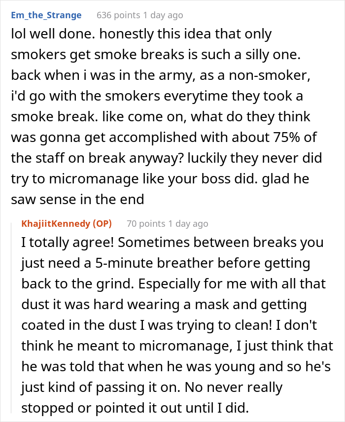 The Internet Applauds This Non-Smoker For Winning An Extra Break By 'Technically' Smoking