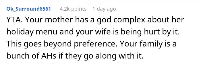 Guy Can't Believe His Wife Wants To Bail On Family Christmas Because Of His Mom's Tradition, The Internet Gives Him A Reality Check