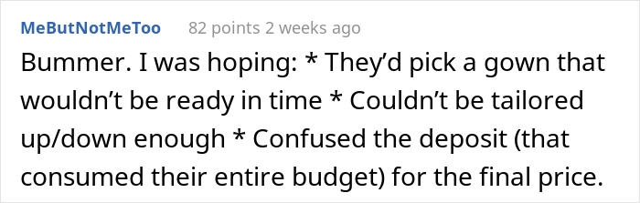 Bridal Shop Employee Maliciously Complies To Karen's Request To "Just Let Us Shop And Leave Us Alone"