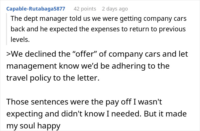 Company Cuts Costs By Taking Away Cars, Learns A Lesson After Employees Maliciously Comply