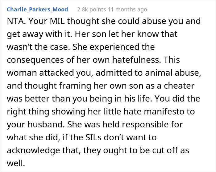"[Am I The Jerk] For Showing My Husband The Text His Mom Sent Me And Causing Her To Be Disowned?"