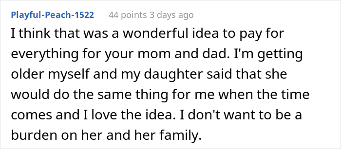 Elderly Parents Expect Their Daughter To Take Them In, Are Furious When She Says The Best She Can Do Is To Put Them In A Senior Home