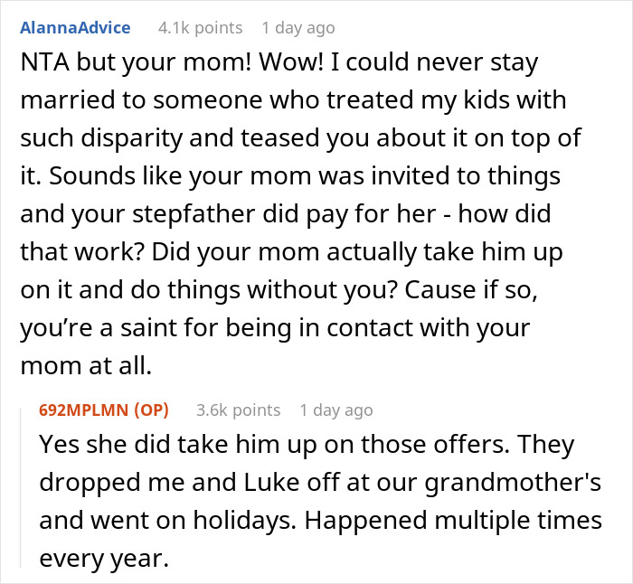Woman Is Told She Shouldn&rsquo;t Have Brought Up Her Mistreatment In Childhood After Refusing To Give Her Stepfather A Loan