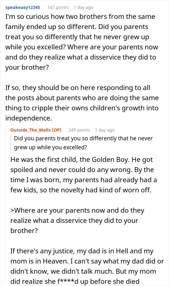 &ldquo;AITA For Pointing Out That My Brother Lives A Very Privileged Life?&rdquo;
