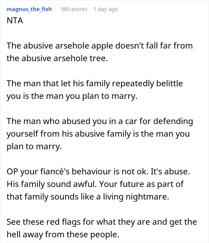 "I Snapped": Fiancé's Family Implies That This Woman Is A Gold Digger, So She "Exposes" His Unemployment At The Dinner Table "I Snapped": Fiancé's Family Implies That This Woman Is A Gold Digger, So She "Exposes" His Unemployment At The Dinner Table