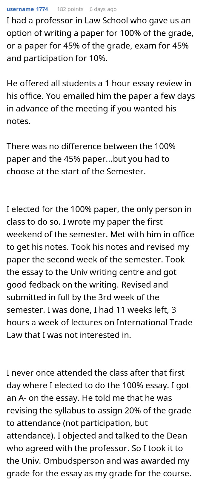 Professor Regrets His Grading System Policy After Student Maliciously Complies And Only Sends Him The Title Page For Their Assignment Professor Regrets His Grading System Policy After Student Maliciously Complies And Only Sends Him The Title Page For Their Assignment