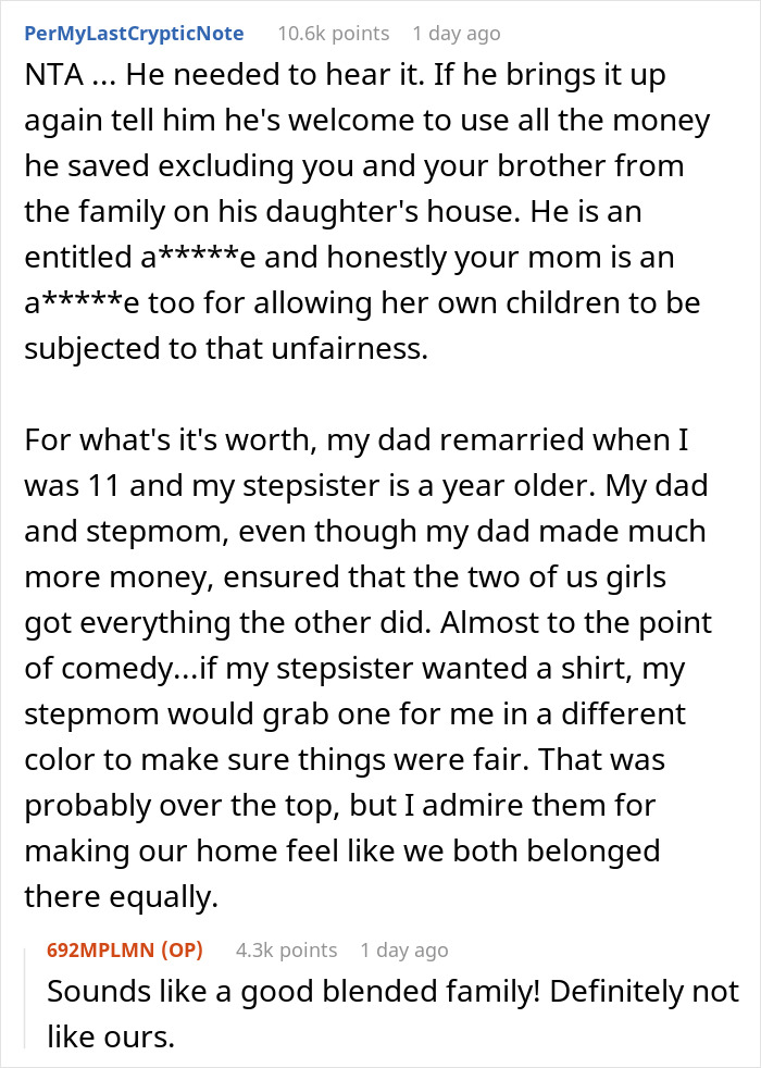 Woman Is Told She Shouldn&rsquo;t Have Brought Up Her Mistreatment In Childhood After Refusing To Give Her Stepfather A Loan