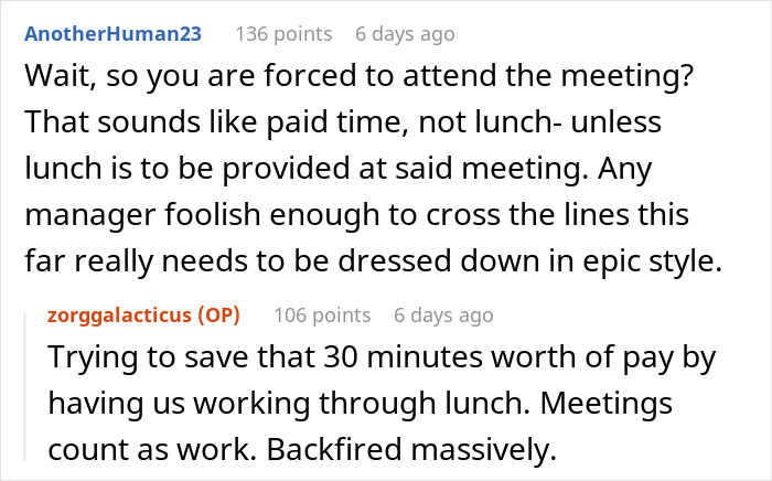 Employees Are Told Their Meeting With The CEO Counts As Lunch, So All 60 Of Them Maliciously Comply