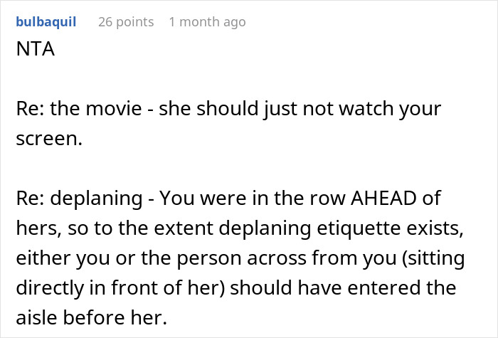 Woman Demands Another Plane Passenger Turn Off Her Movie So She Can Avoid Spoilers, Starts Acting Petty When She Refuses